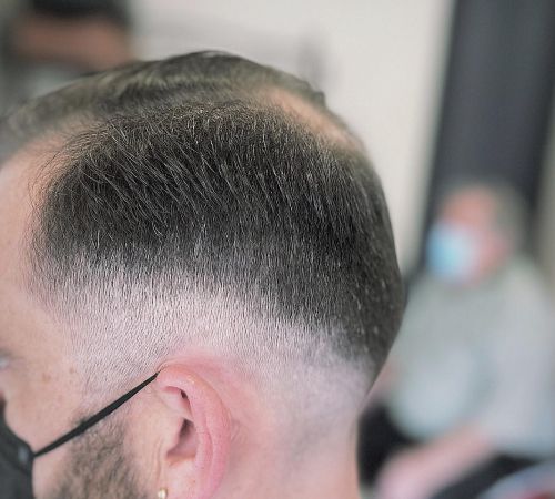 coupe dégradée homme